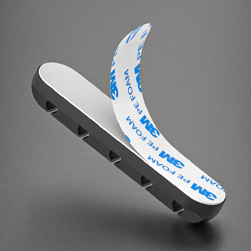 Creative Silicone Cable Organizer: Multifunctional, Self-Adhesive Storage Clip for Car & Desktop