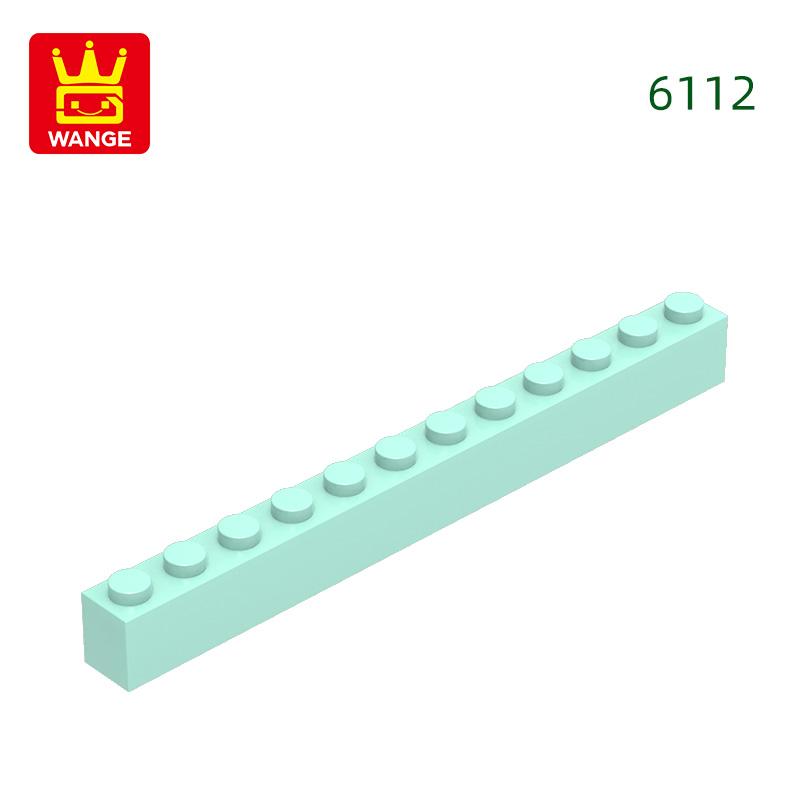 Нетоксичный 22 шт./лот 6112 1x12 Высокий 12-отверстий Строительный блок Moc Цветные Аксессуары Совместимые с Кирпичом Diy Детская игрушка Сборка Подарок