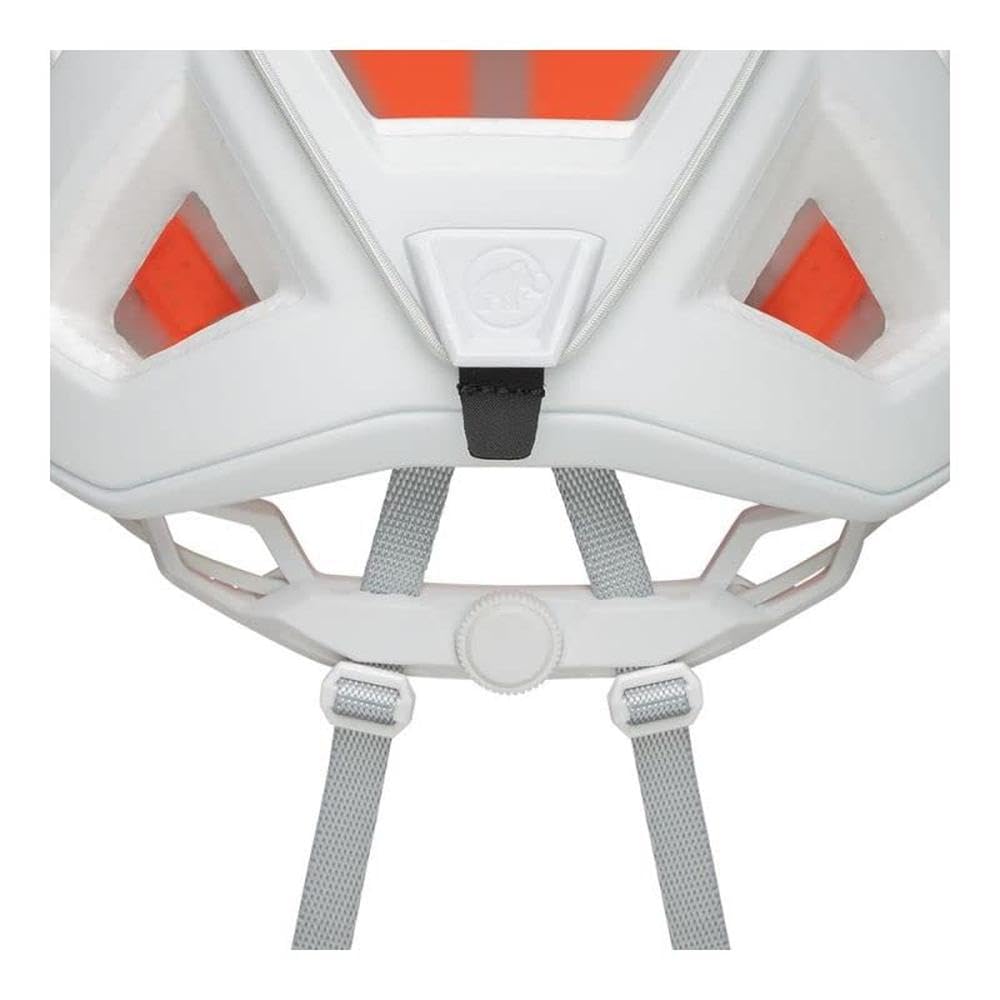 MAMMUT Crag Sender Helmet, White (56–61 cm) — Ultralight, Highly Ventilated Climbing/Alpine Helmet