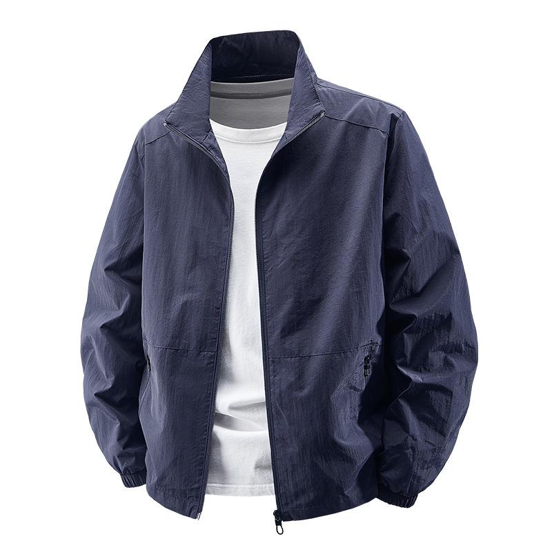 New Spring Men's Casual Jacket Wear-resistant, Comfortable, Soft, Simple and Fashionable Outdoor