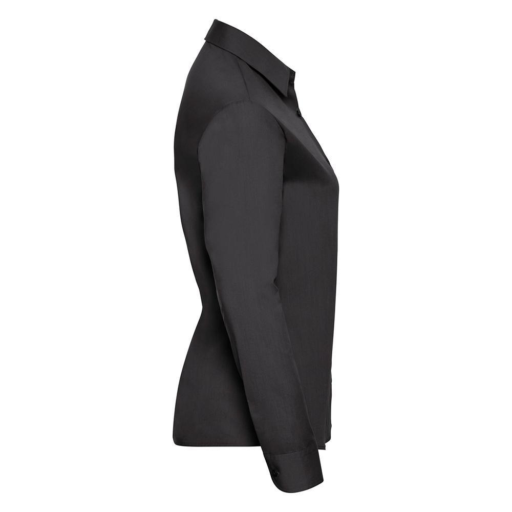 Russell Collection Womens/Ladies Classic Polycotton Easy-Care Long-Sleeved Shirt