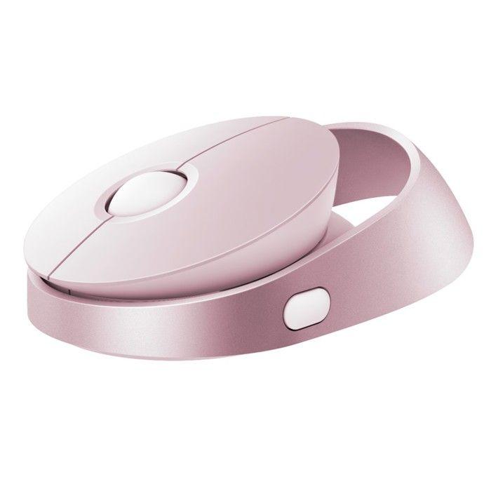 Souris sans fil - ralemo - air 1 - rose - multimode 2,4ghz/bluetooth 3 et 5 - 1600 dpi