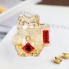 Стеклянная фигурка кошки Копилка Шкатулка Коллекционная Привлекательный Предмет Ручной Работы для Декора Помещения