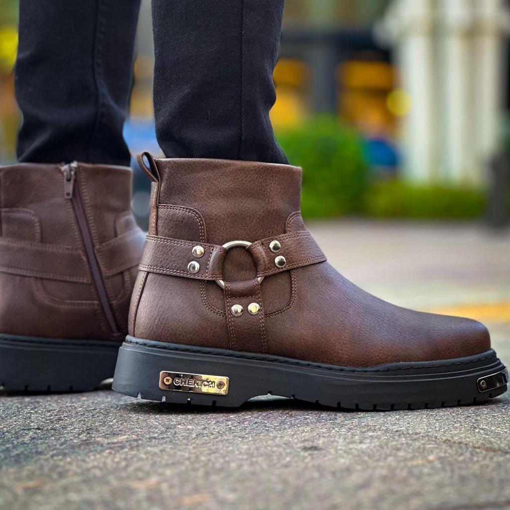 Chekich Оригинальные брендовые повседневные мужские ботинки черного цвета CST Yukon, мужские ботинки высокого качества CH227