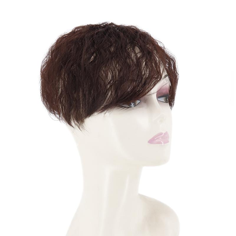 MERISIHAIR Женские короткие вьющиеся наращивания волос Синтетическое волокно для наращивания волос покрывает белые волосы и выпадение волос Короткий вьющийся шиньон