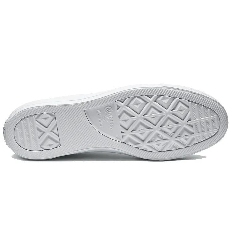 Converse All Star Ox Leather 'White' (Unisex) White Canvas Shoes 136823C