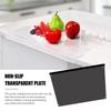 Противоскользящая акриловая разделочная доска, прямоугольная разделочная доска, защитная доска для столешницы, гостиная