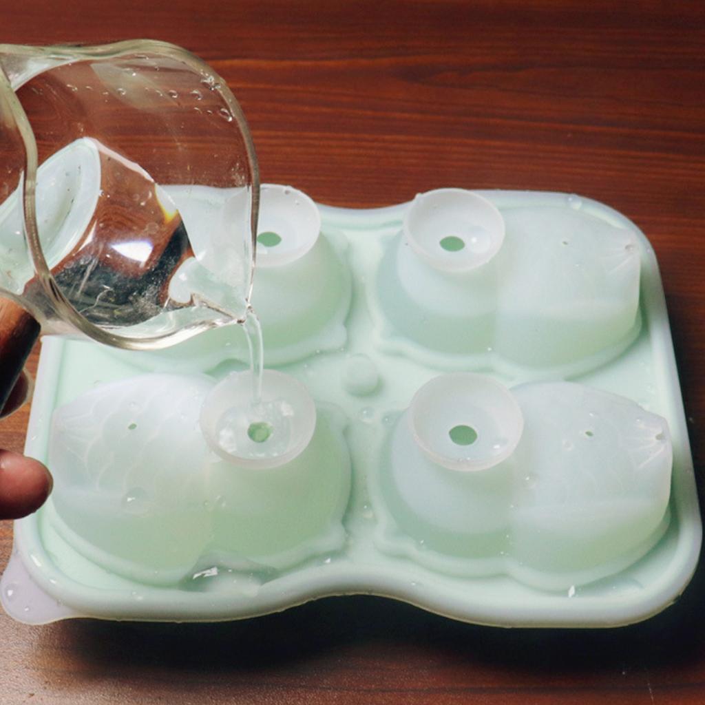 Многосекционная форма для льда в виде совы, животного, больших глаз, птицы, желе, конфет, шоколада, набор для выпечки, летнее мороженое, декор для торта, силиконовая форма