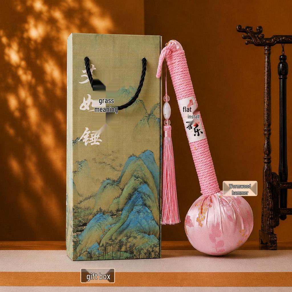 Thousand Li Landscape Mugwort Health Hammer - Practical Gift for Middle-Aged & Elderly Retention & Acquisition