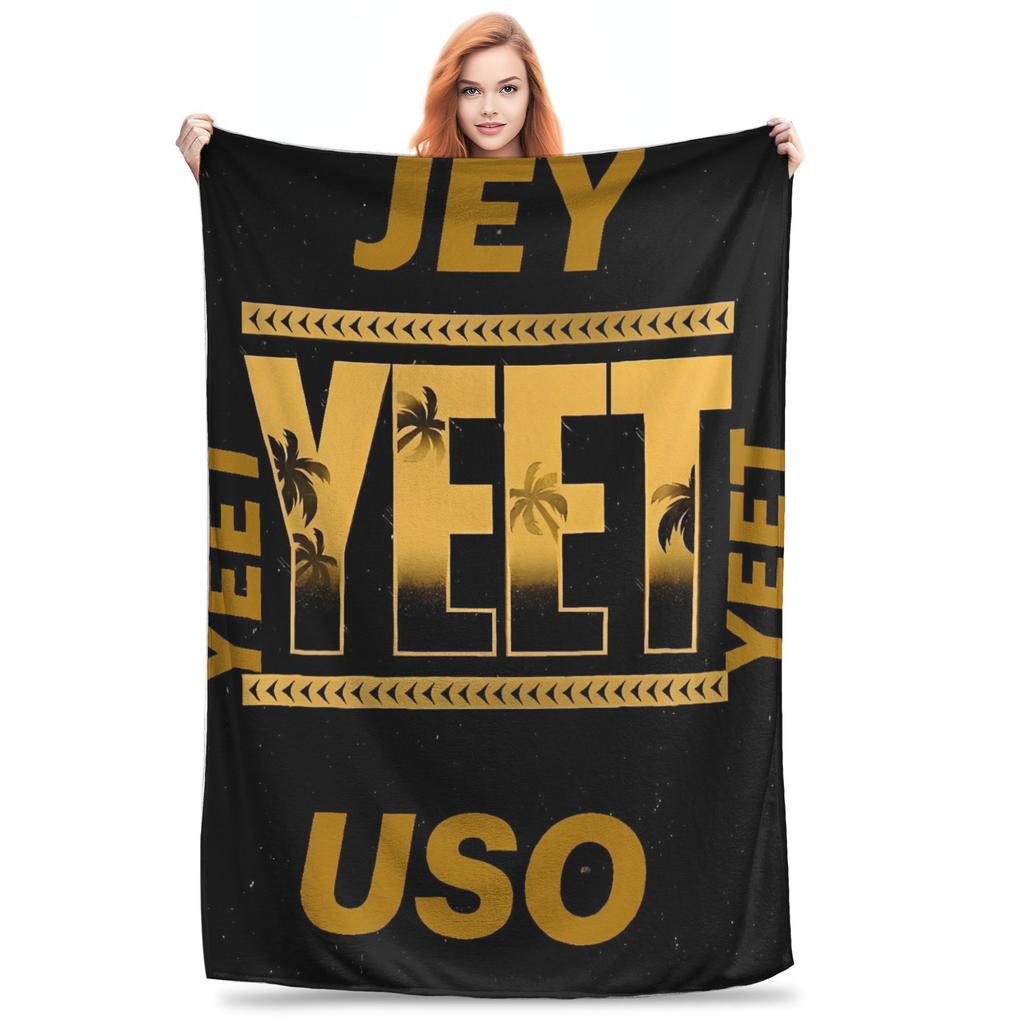 JEY YEET USO Борьба Теплое одеяло Детское плюшевое покрывало Смешное для дивана кресла Фланелевая простыня Покрывало для дивана-кровати