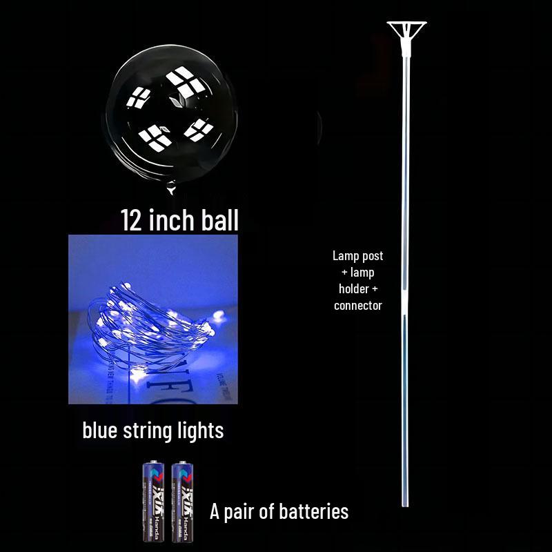 Светящийся шар Бобо - Прозрачный светодиодный светящийся шар для детских игрушек и свадебных украшений