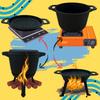 Enameled Cast Iron Kettle with Lid 8L