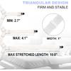 4 PCS Fitted Bed Sheet Straps - Elastic Suspenders with Metal Clips for Bed Sheets, Mattress Covers, Sofa Cushions - Adjustable Fasteners to Keep
