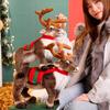 Cute simulated elk four unlike plush toy doll Christmas deer