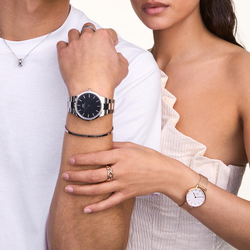 Кольцо Daniel Wellington с массивной цепью Толстое кольцо в форме цепи Кольцо дружбы Кольцо для пары