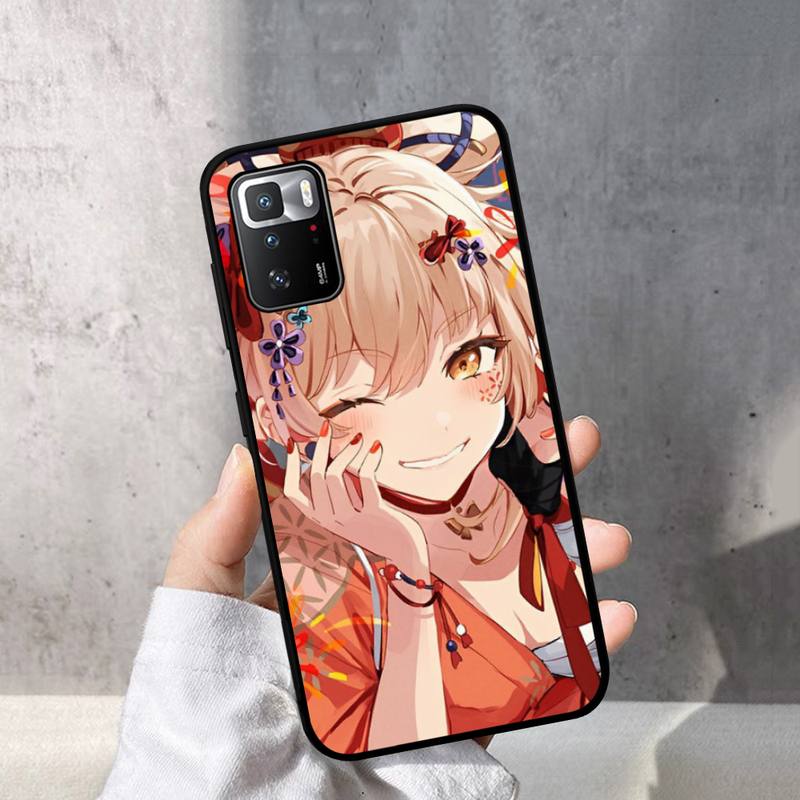 Чехол для телефона Anime Genshin Impact Yoimiya для Redmi Note 8 7 9 4 6 pro max TX 5A 3 10 lite pro
