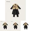 Boy Child Suit Set With Polyester Fabric For Spring And Autumn Playwear