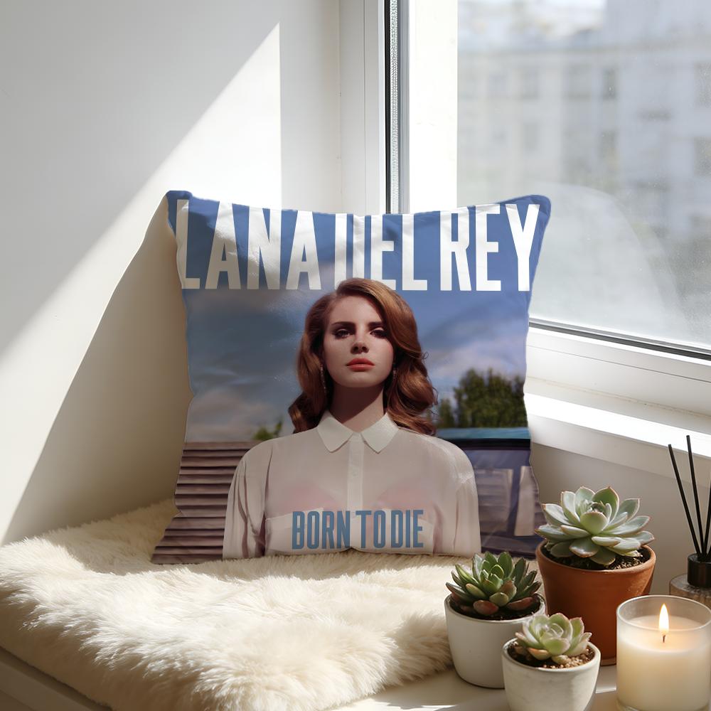 Lana Del Rey Album Cushion Cover Cozy Velvet Throw PillowSoft Warm Cushion For Sofa Bed