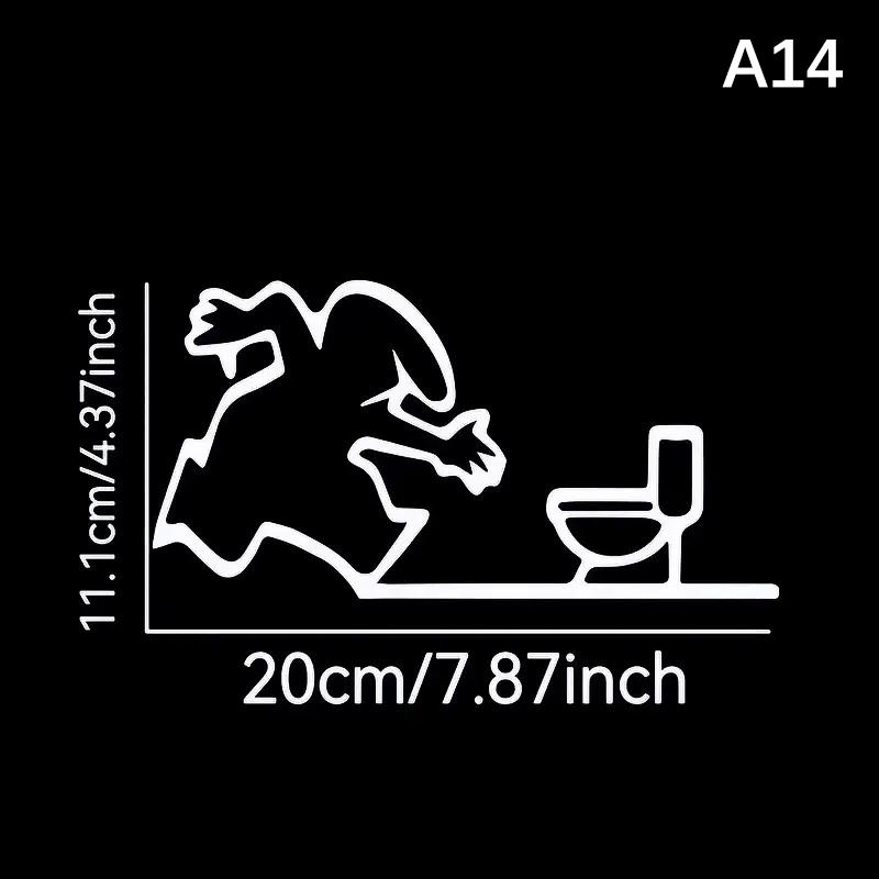 Minimalist Line Art Stickers Door Sticker Bedroom, Kitchen, Bathroom Sign Cartoon Character Design Home Decoration