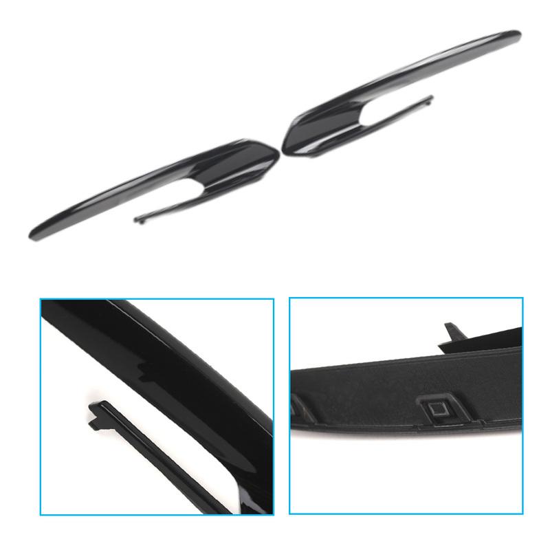 2Pcs Front Bumper Fog Light Bezel Frame Bezel Cover Trim 51117279695, 51117279696 for BMW 3 Series F30 F31 (Pre-LCI) 2012-2015