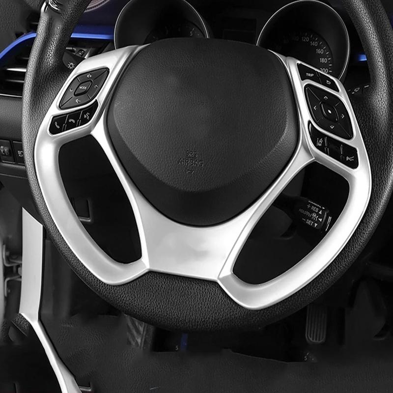 L/RHD Для Toyota C-HR CHR 2017- Аксессуары для интерьера переключатель стеклоподъемника стойка А рулевое колесо кондиционер розетка заглушка