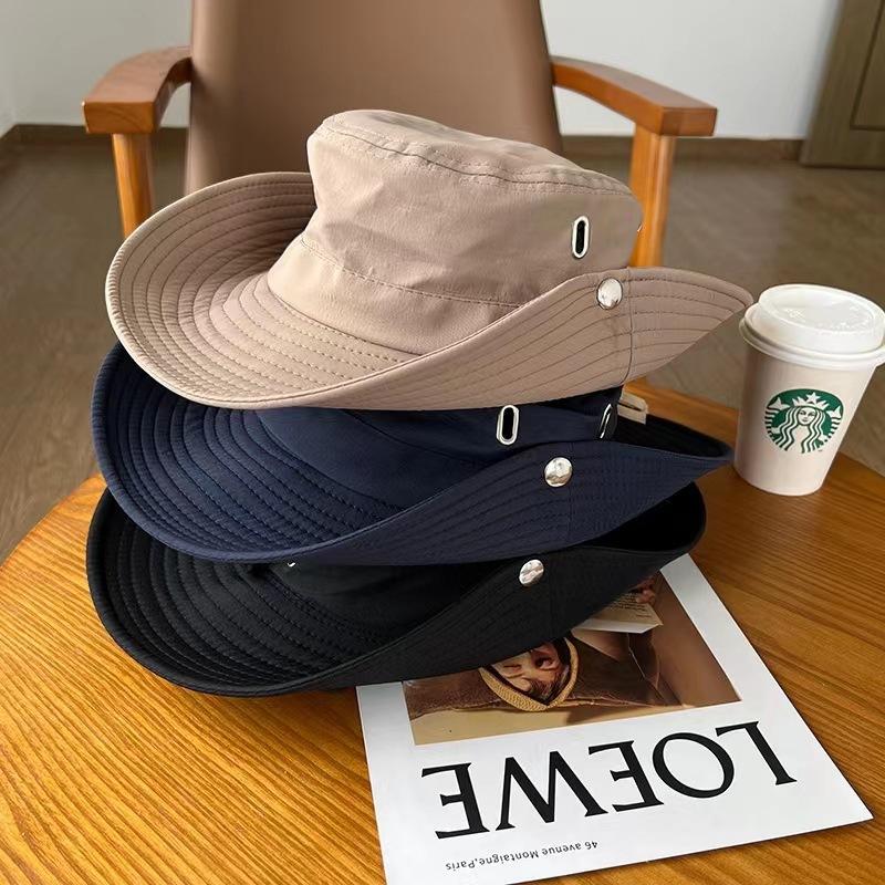 Летняя западная взрослая ковбойская шляпа детская с большими полями альпинистская защита от солнца тень уличная приморская шляпа-ведро