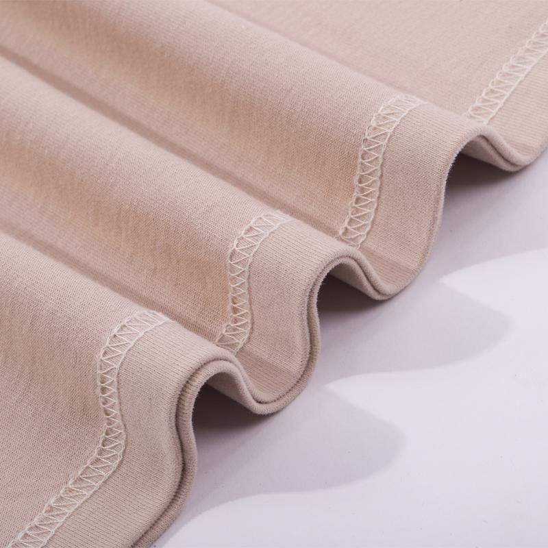 Zirunking Футболки унисекс, топы, футболки, однотонные топы, 100% хлопок, длинный рукав, уличная одежда, мягкие повседневные футболки, футболки с круглым вырезом SHUMIAN