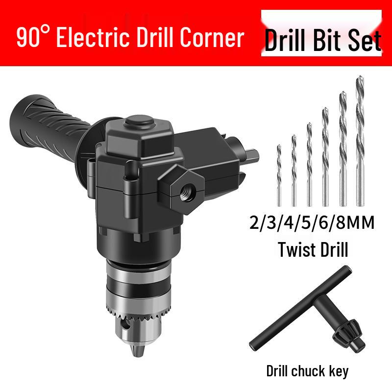 90° Right Angle Electric Screwdriver Drill Bit Adapter