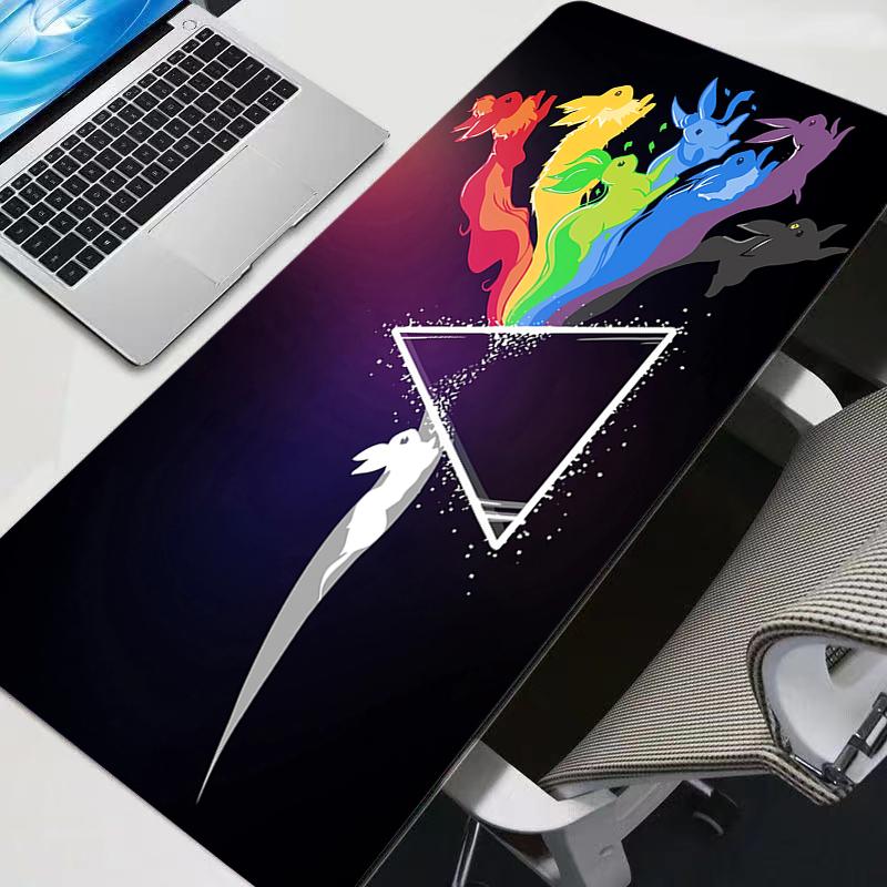 Mouse Pad Anime Carpe Large PC Pokemon Pikachu Jigglypuff Gamer Computer Mausepad Varmilo Keyboard Gaming Accessories Desk Mat