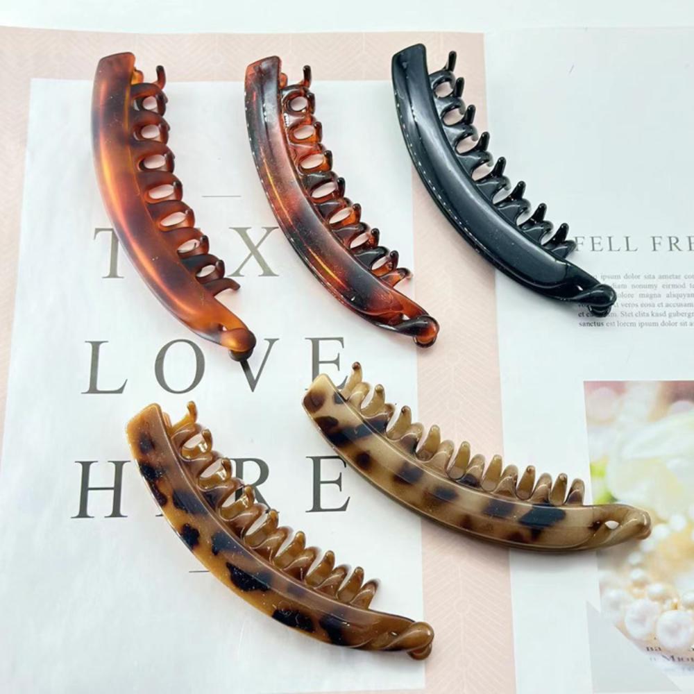 Держатель для хвоста Банан Заколка для волос Шпильки Модные заколки для хвоста Заколки для волос Женские