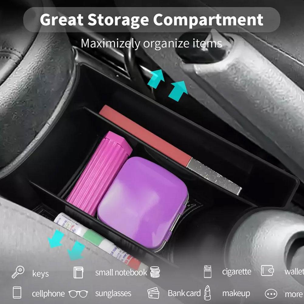 Для VW Up/Seat Mii Citigo 2013-2025 Автомобильный подлокотник Бокс для хранения Контейнер центральной консоли Автомобильные аксессуары Up