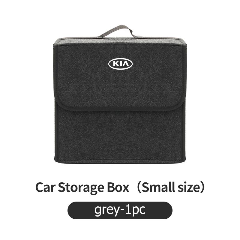 CAFHF1 For KIA Car Styling Trunk Storage Box Felt Cloth Organizer Foldable Stowing Tidying Bag Rio K5 K2 Sportage Ceed Sorento Picanto