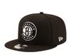 New Era Brooklyn Nets 2020 Official Team Color 9FIFTY Adjustable Snapback Hat Black One Size [LOVSAK] Cap, Black,