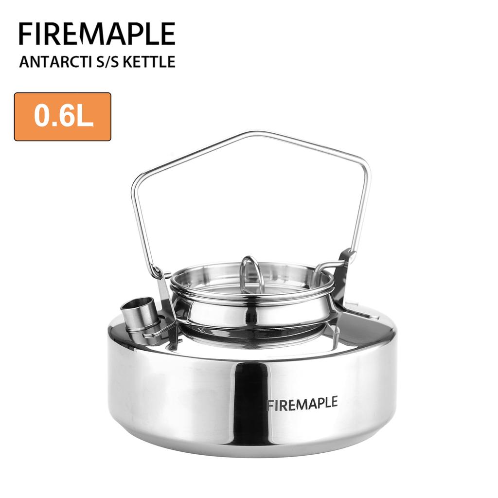Fire Maple Antarcti Нержавеющая сталь Туристический Кемпинговый Чайник Бушкрафт Наружный Прочный Чайник S304 0.6/1.0/1.2/1.5L 295г