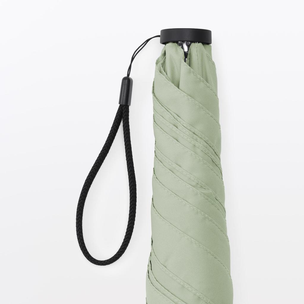 MUJI Легкий складной зонт от солнца и дождя, 50 см, Унисекс, Зеленый