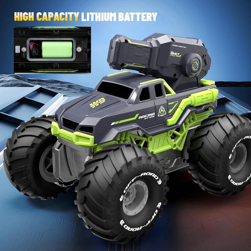 2.4G Радиоуправляемый Самозасасывающий Амфибия Скалолазный Автомобиль Трюковой Высоконапорный Водяной Пистолет Двойное Дистанционное Управление Внедорожник Водные Игрушки