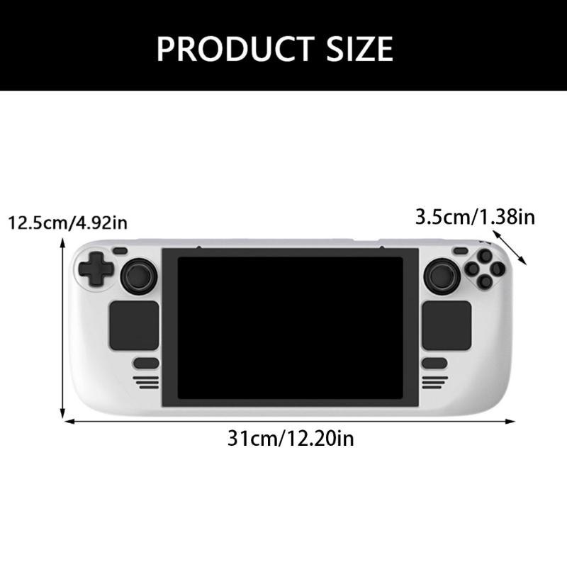 PC Cover Protective Case Game Console Shell with Foldable Bracket Scratchproof Housing Gaming Accessories