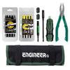ENGINEER Набор комбинированных инструментов для инженеров Совместим с винтами Phillips с дробленой головкой и болтами с шестигранным углублением под ключ. Отвертка для удаления винтов, которая также может