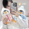 Cute Penguin Plush Toy Stuffed Animal, Soothing Kids Gift Aquarium Souvenir, Dress-Up Penguin Doll