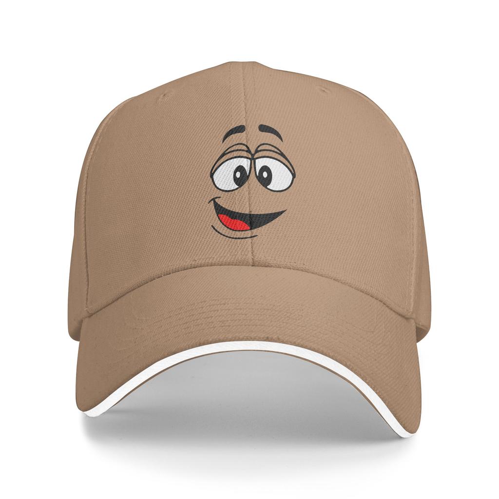 Custom Punk Unisex Cartoon Chocolate Red Candy Face Baseball Cap Adult Adjustable Dad Hat Unisex WoUnisex Sports Snapback Hats