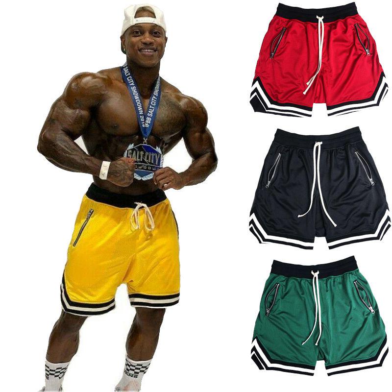 Lightweight Mens Fitness Shorts Perfect For Daily Wear With Comfy Style And Solid Pattern