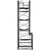 Refrigerant Tank Rack, with 1 x 50lb, 2 x 30lb and Other 3 Small Bottle Tanks, Cylinder Tank Rack 15.55x12.99x49.8 in, Refrigerant Cylinder Rack and