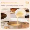 Round Cake Mold in Non-stick Aluminum Alloy with Removable Bottom Ideal for Professional Baking at Home