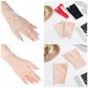 Spring Summer Half Finger Sunscreen Driving Gloves Short Gloves Lace Gloves Fingerless Mittens