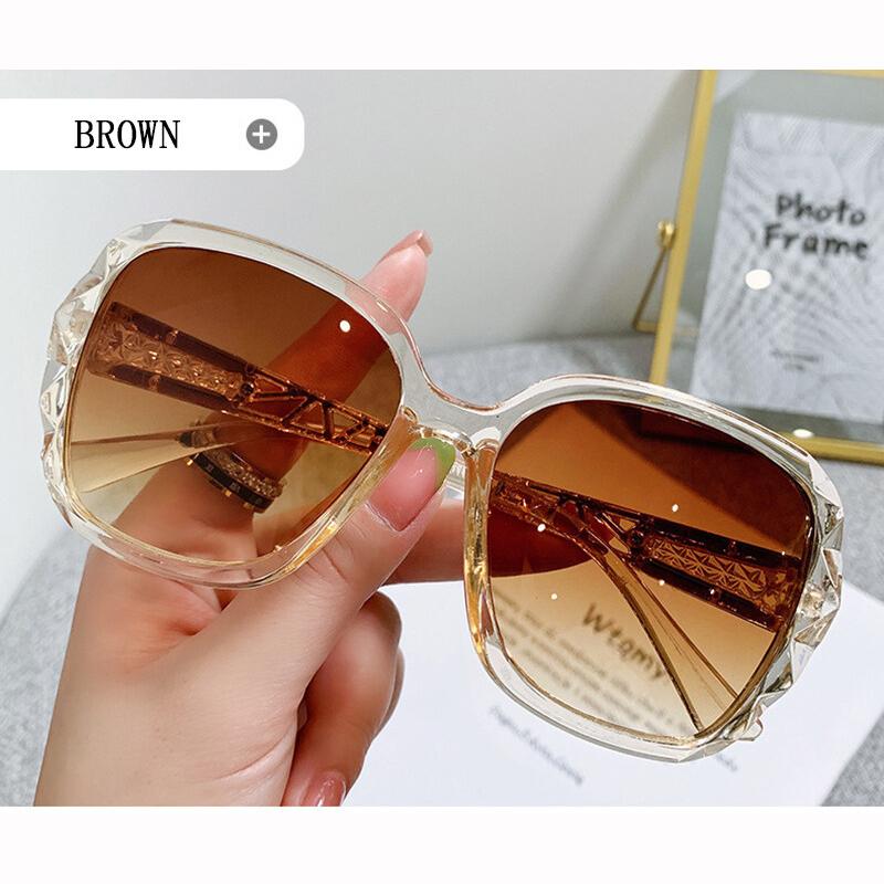 New Ladies Trend Toad Mirror Fashion Large Frame Vacation Retro Non-polarized Fashion Accessory