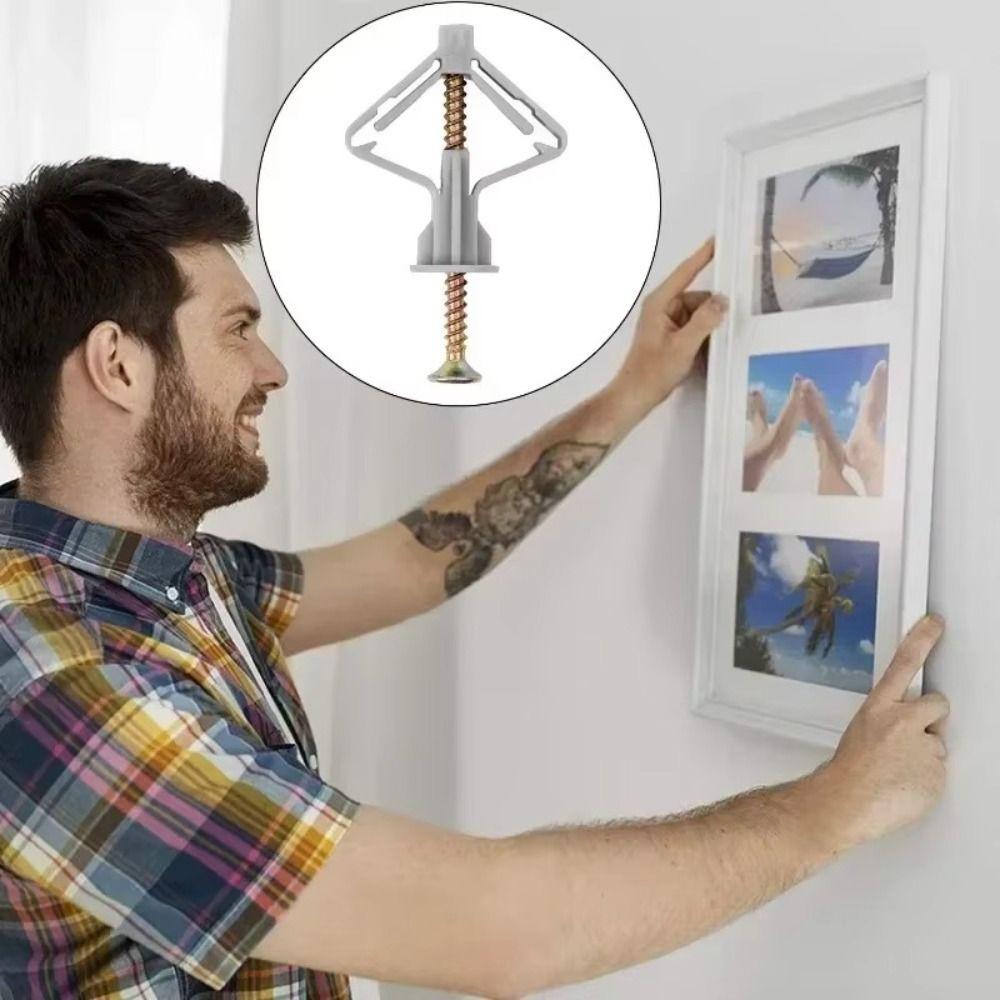 Self Tapping Expansion Screw Plastic Expansion Tube Nails Hardware Fixed Tools  Gypsum Board