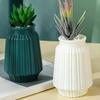 Home Decorative Plastic Flower Vase Flat Bottom Flower Arrange Vase Unbreakable Anti-deformed Wide Opening Plant Container