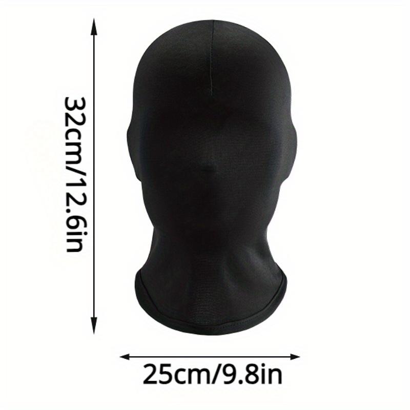 Черная лыжная маска, полное покрытие, Балаклава, ветрозащитная маска для лица, эластичный дышащий платок на голову, гетры на Хэллоуин для женщин и мужчин