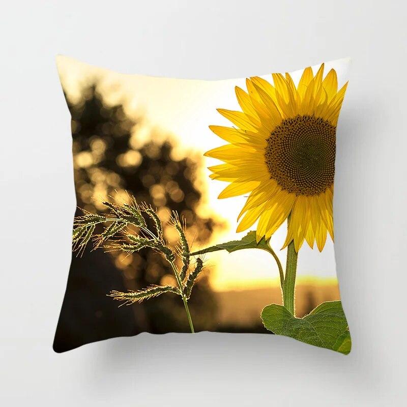 Подушка с цветком вишни и розы, украшение для дивана, прикроватная подушка для автомобильного сиденья, комната для дома