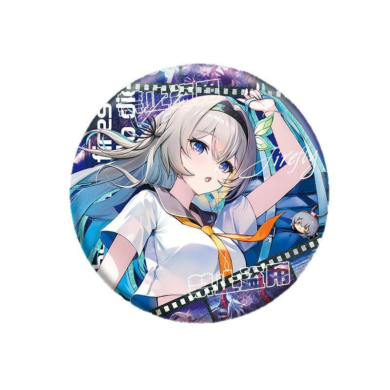 Honkai Star Rail Silver Onion Double Flash Firefly Badge - Anime Game Gift